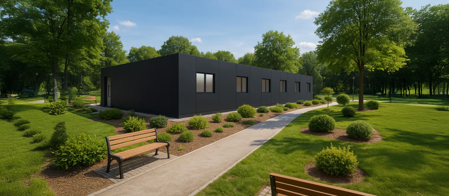 Moduły noclegowe, kontenery, hotel, hostel, baza noclegowa