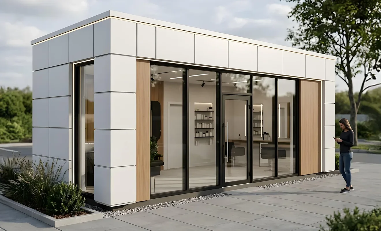 Moduły usługowe, kontenery usługowe producent Katowice